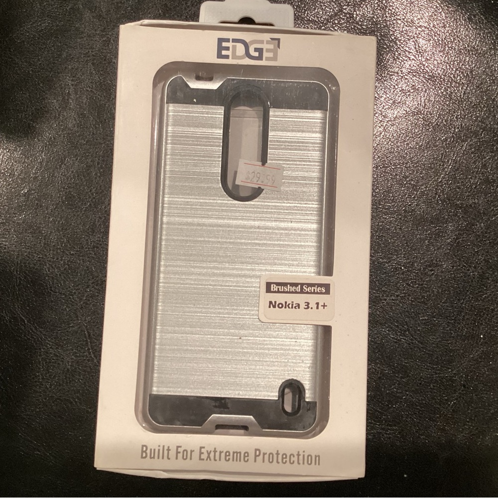 Edge Silver Protective Case for Nokia 3.1+
